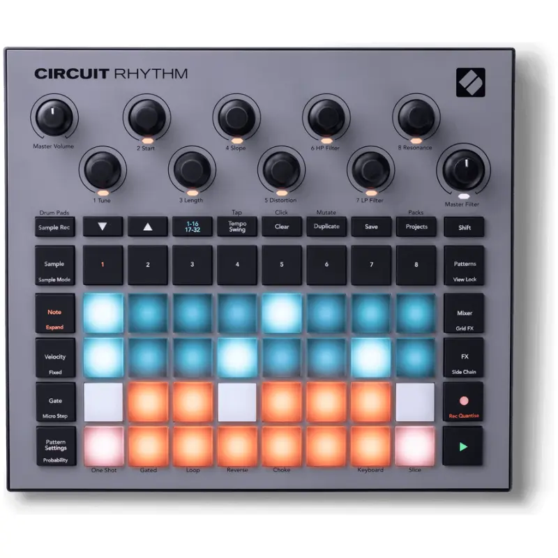 Novation Circuit Rhythm Standalone Sampler and Groovebox