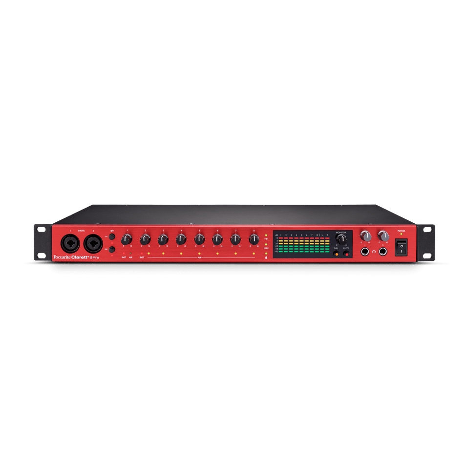 Focusrite Clarett+ 8Pre USB Audio Interface Focusrite Clarett+ 8Pre USB Audio Interface - Image 1