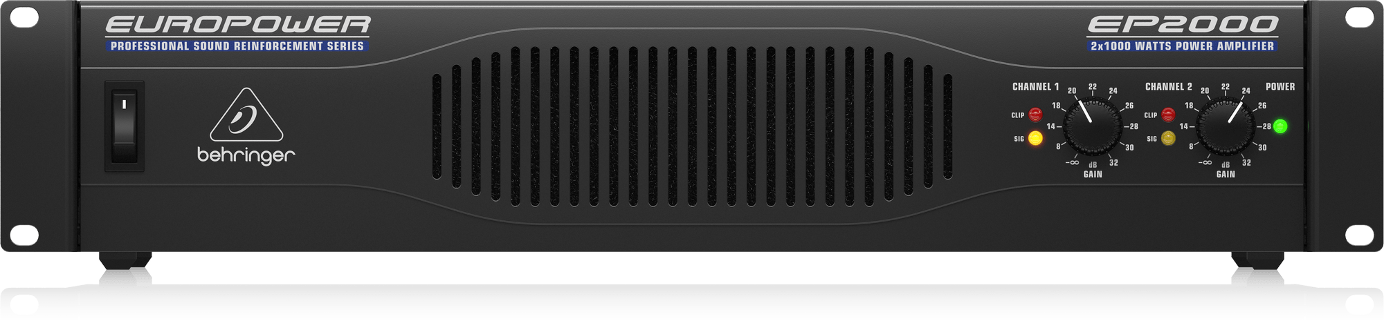 Image_BE_0105-AAL_EP2000_Front_XL Behringer EP2000 Professional Power Amplifier – 2000W - Image 1