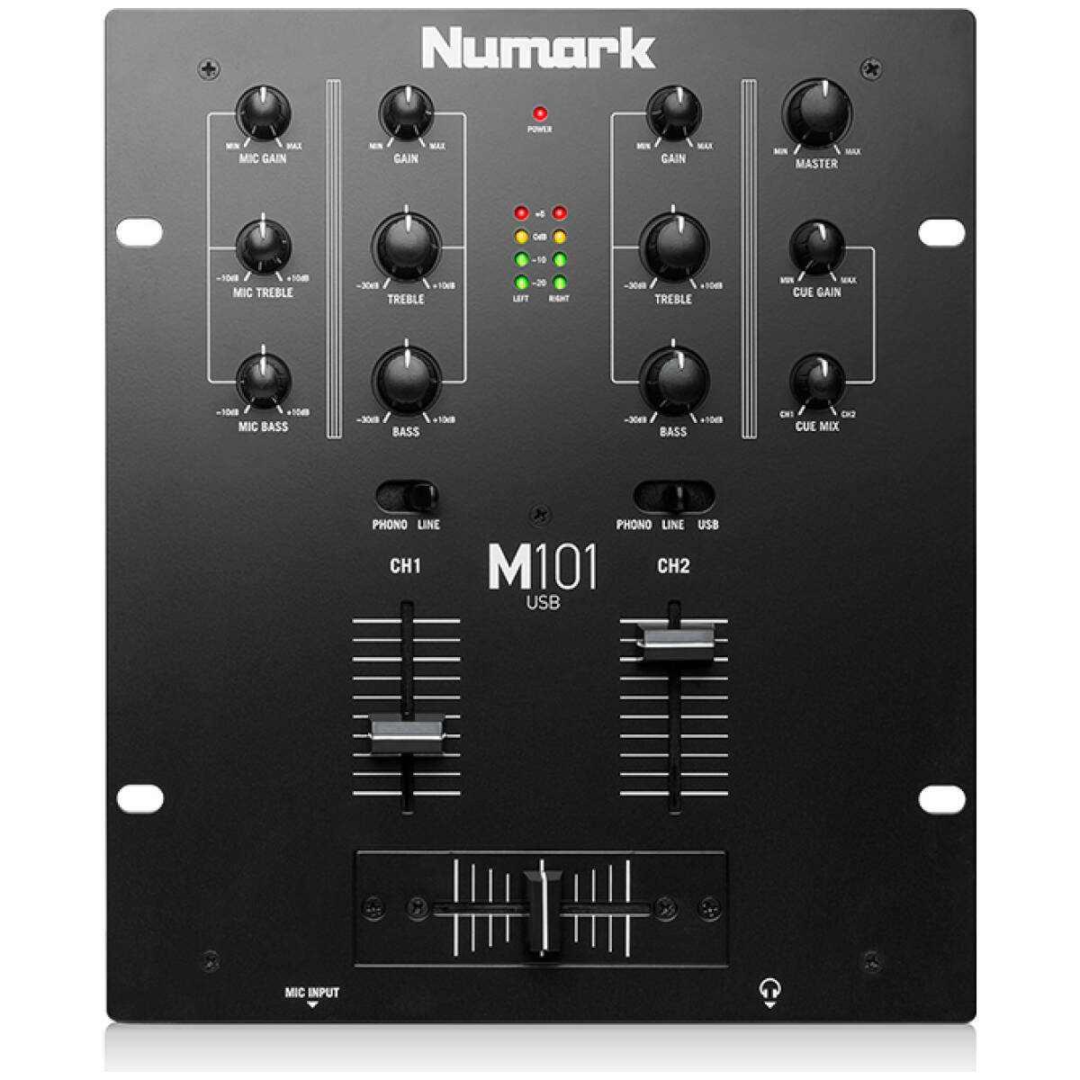Numark M101USB 2-Channel All-Purpose Mixer with USB - Image 2