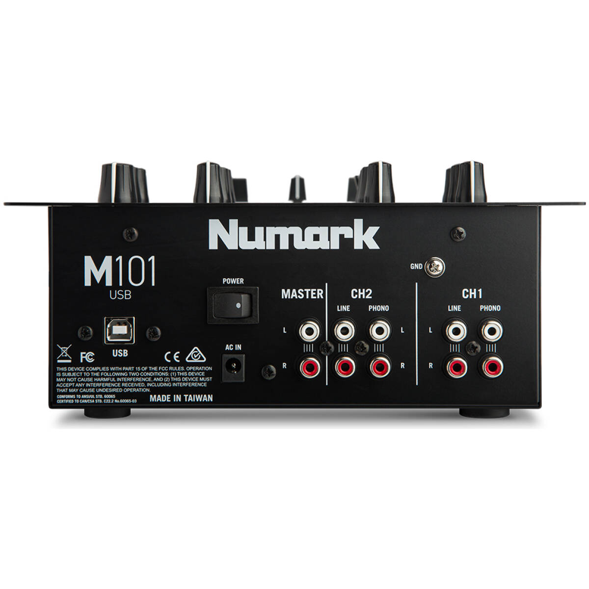 Numark M101USB 2-Channel All-Purpose Mixer with USB - Image 3
