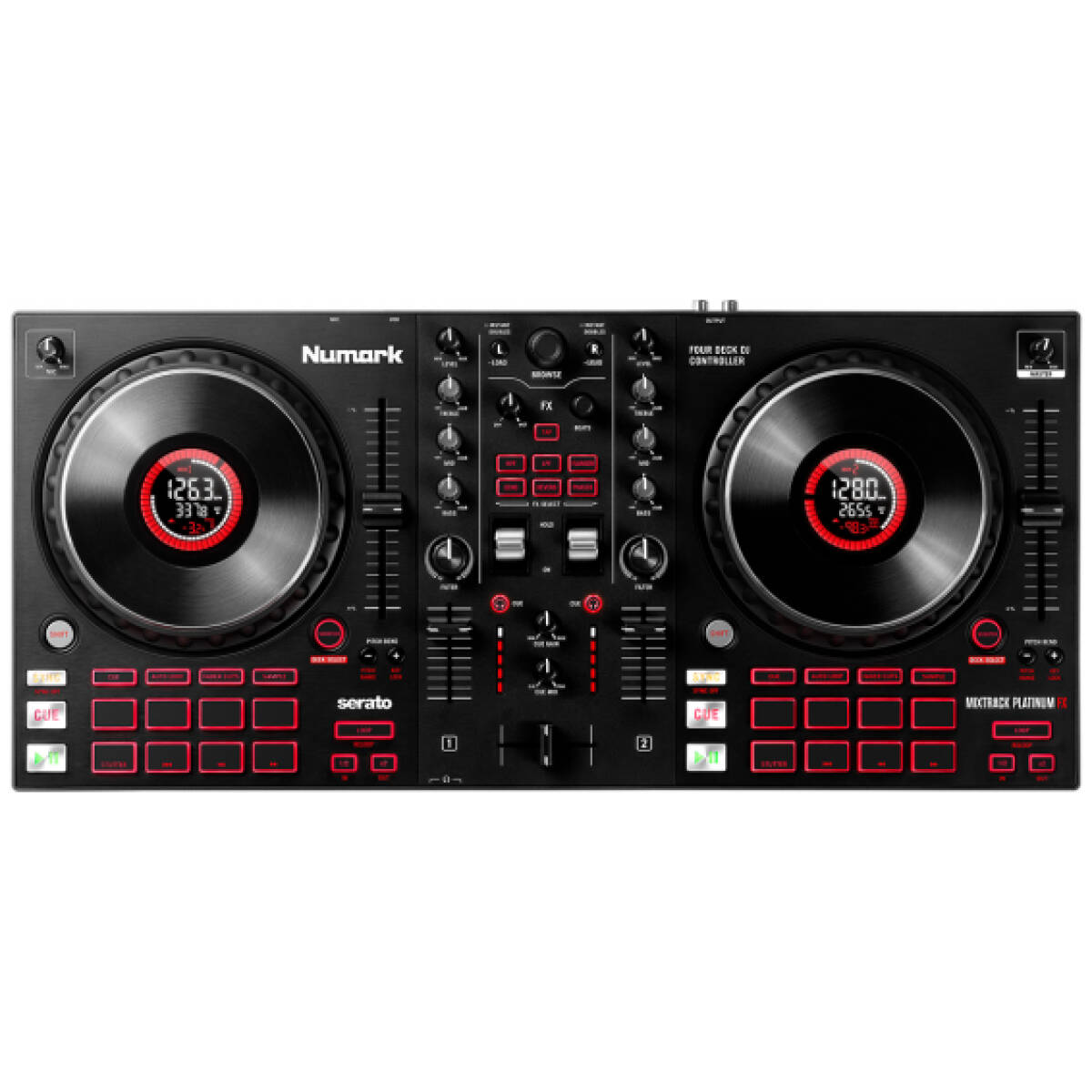 Numark Mixtrack Platinum FX 4-Deck Advanced DJ Controller - Image 3