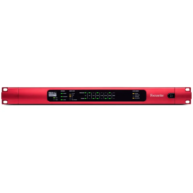 Focusrite RedNet HD32R 32-Channel Pro Tools | HD Dante Interface