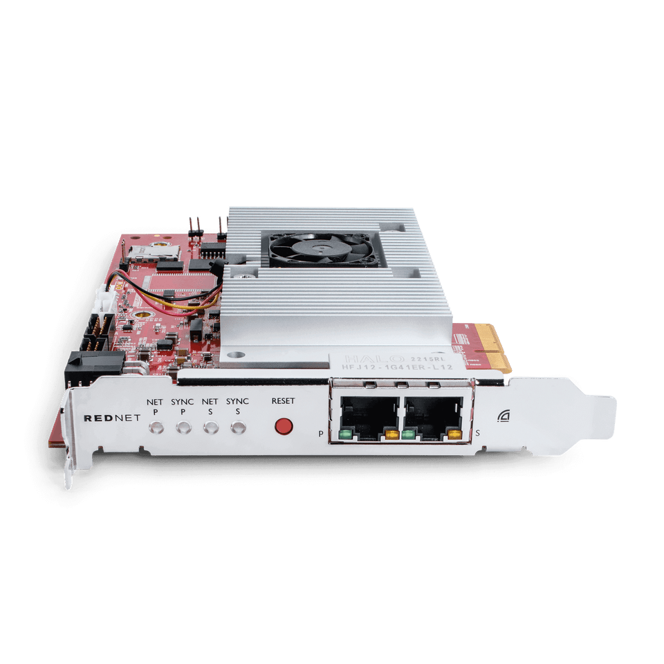 RedNet-PreCle-front-elevated-2400-x-2400__13042 Focusrite RedNet PCIeNX Dante Audio Interface Card - Image 1
