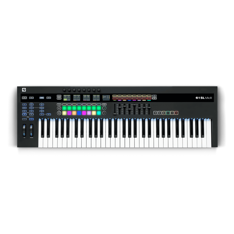 SL61_MKIII-Overhead-2400-x-2400-compressed__22107 Novation SL61 MK3 61-Key MIDI Keyboard Controller - Image 1