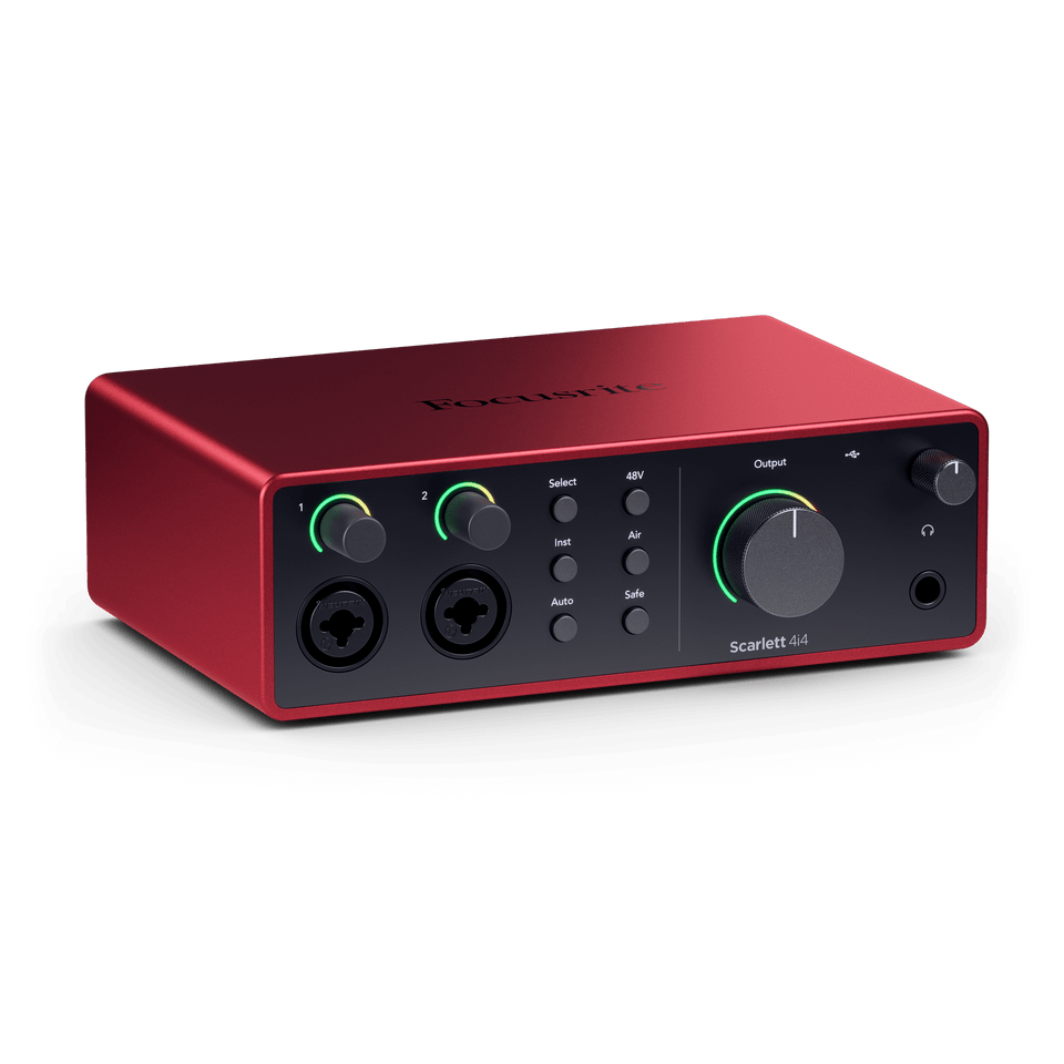 focusrite-scarlett-4i4__01921 Focusrite Scarlett 4i4 4th Generation USB Audio Interface - Image 1