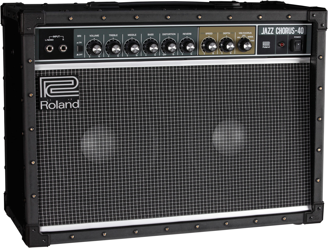 jc_40_angle_2_gal Roland JC-40 Jazz Chorus Stereo Guitar Amplifier - Image 1