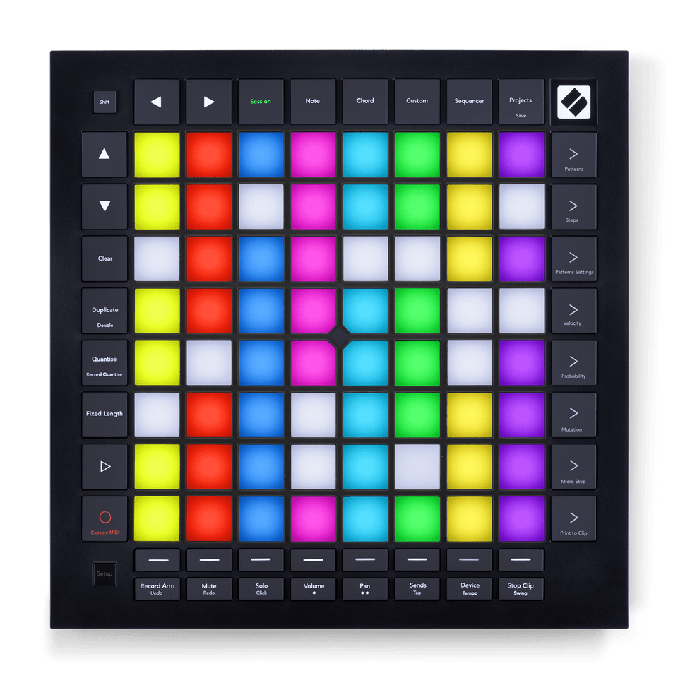 launchpad-pro-overhead-2400-2400-min__88705 Novation Launchpad Pro MK3 Grid Controller - Image 1