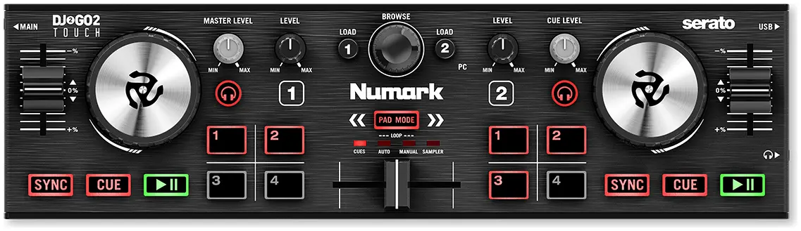 Numark DJ2GO2 Touch DJ Controller - A1 Sound