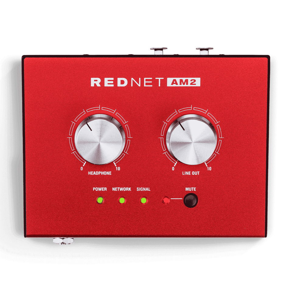 rednet-am2-front-2400-2400__22891 Focusrite RedNet AM2 Stereo Audio Monitoring Interface - Image 1