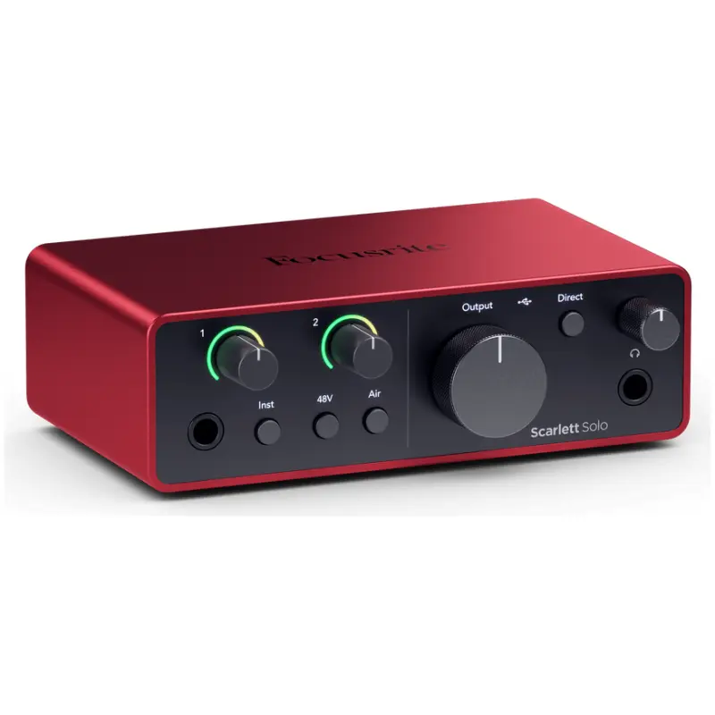 Focusrite Scarlett Solo 4th Generation USB Audio Interface