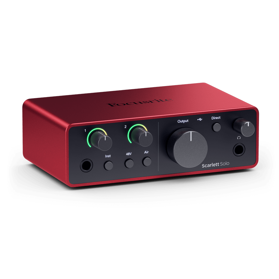 scarlett-solo-4g__93789 Focusrite Scarlett Solo 4th Generation USB Audio Interface - Image 1