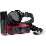Focusrite Scarlett Solo Studio 4th Generation USB Recording Bundle