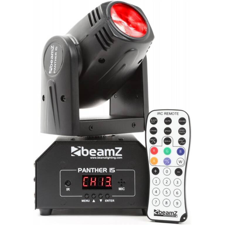BEAMZ PANTHER15 LED MOVING HEAD BEAM IRC
