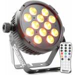 BEAMZ BT300 LED FLAT PAR IP20 12x 10W RGBAWUV