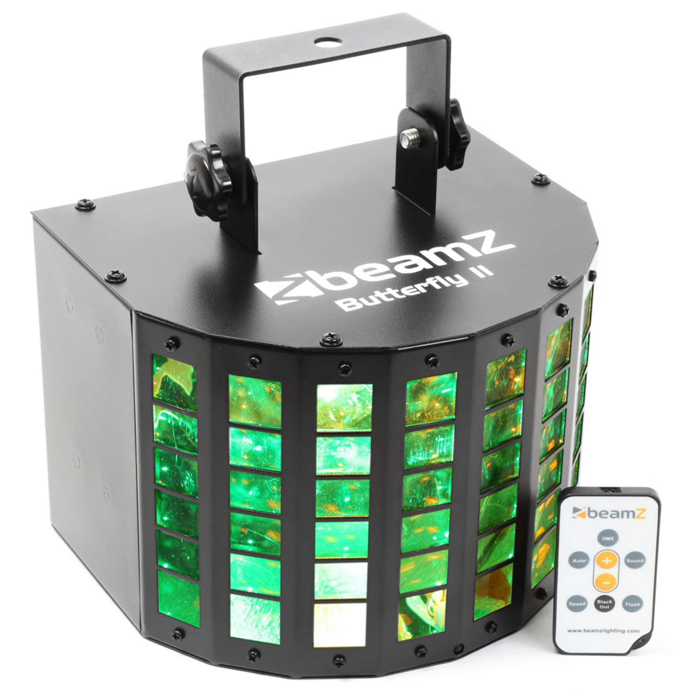 BEAMZ BUTTERFLY II LED MINI DERBY 6x 3W RGBAWUVP BEAMZ BUTTERFLY II LED MINI DERBY 6x 3W RGBAWUVP