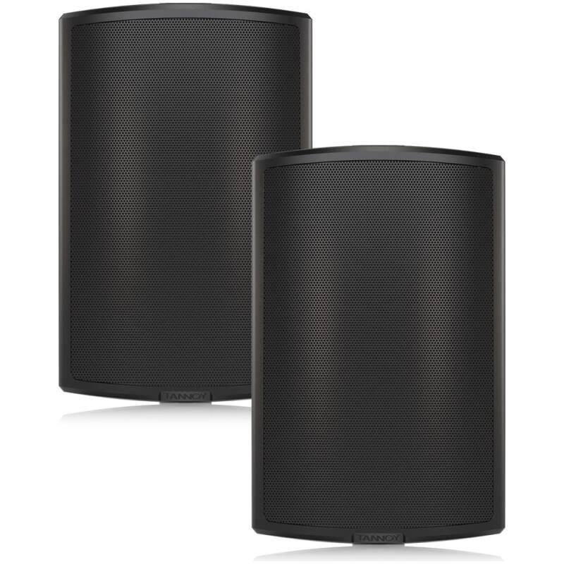 Tannoy AMS-8DC 8″ Black Surface-Mount Speakers(Pair)