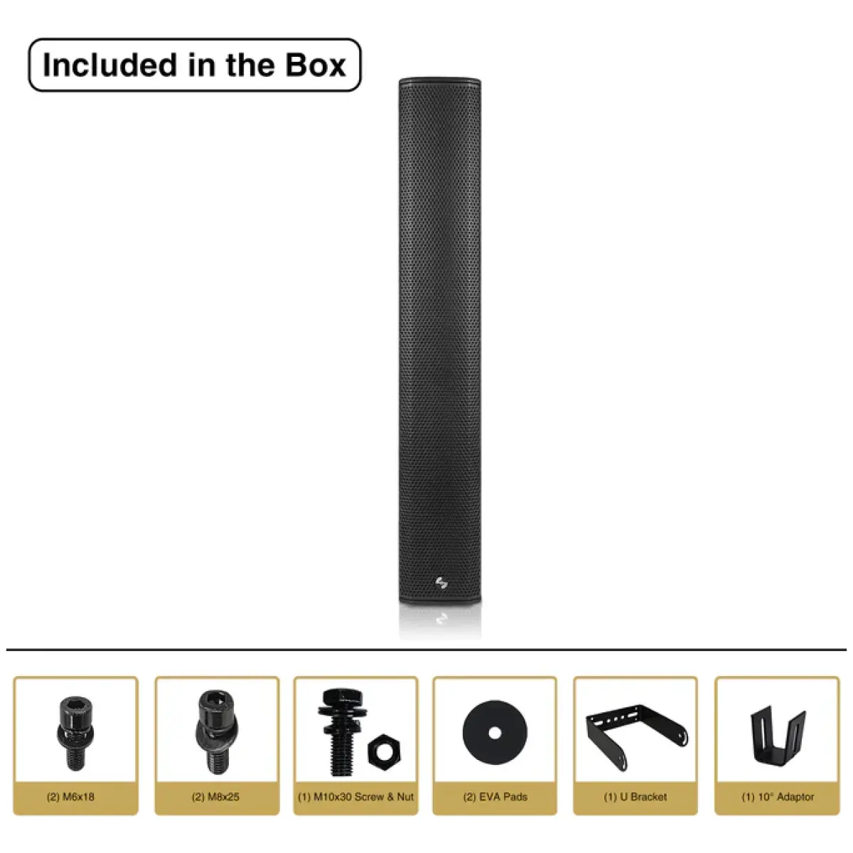 Sound Town CARPO-P12B Passive Column Line Array Speaker - Image 7