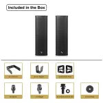 Sound Town CARPO-P3B Passive Column Line Array Speaker (Pair) - Image 7