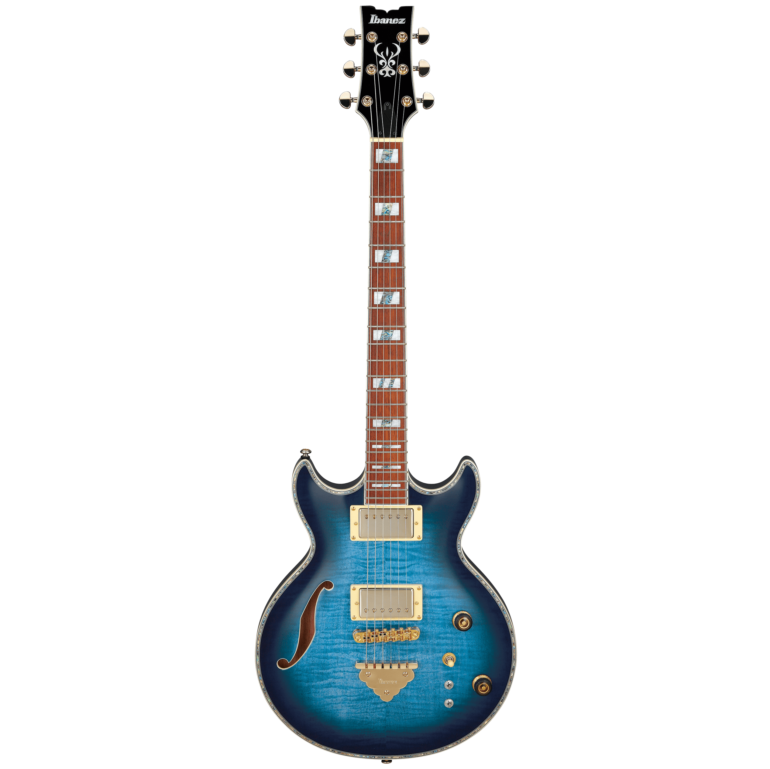 Front (1) Ibanez Electric Guitar Flame Maple Top Super 58FTS - Image 1