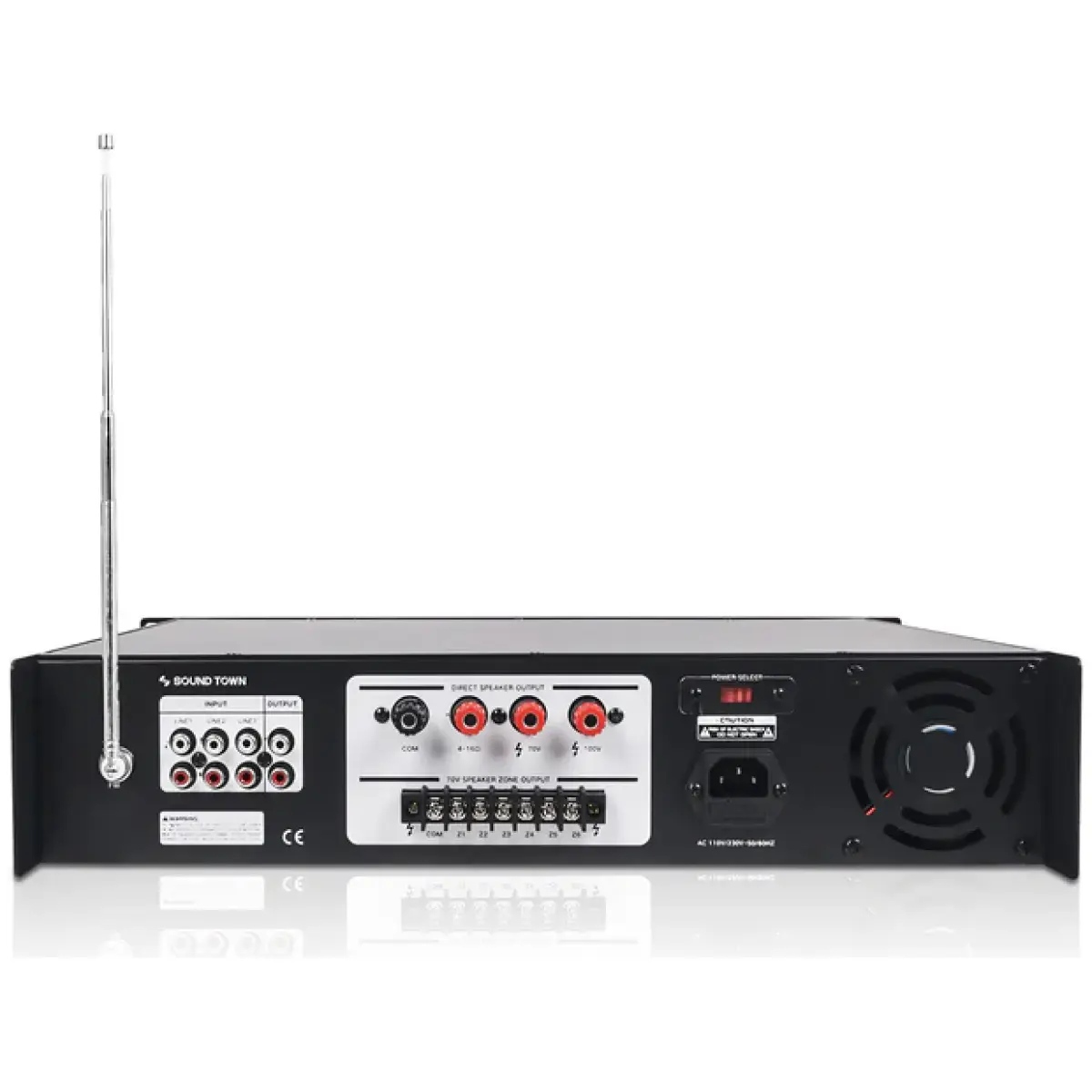 Sound Town PAC360-6  Commercial Power Amplifier - Image 4