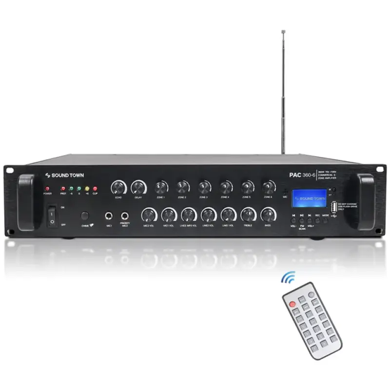 Sound Town PAC360-6  Commercial Power Amplifier