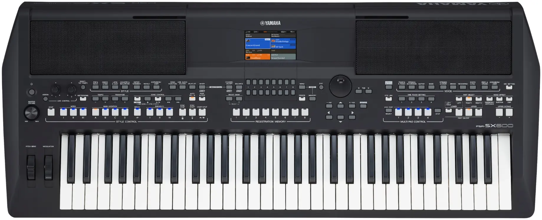Yamaha PSR-SX600 61-Key Keyboard Workstation - A1 Sound