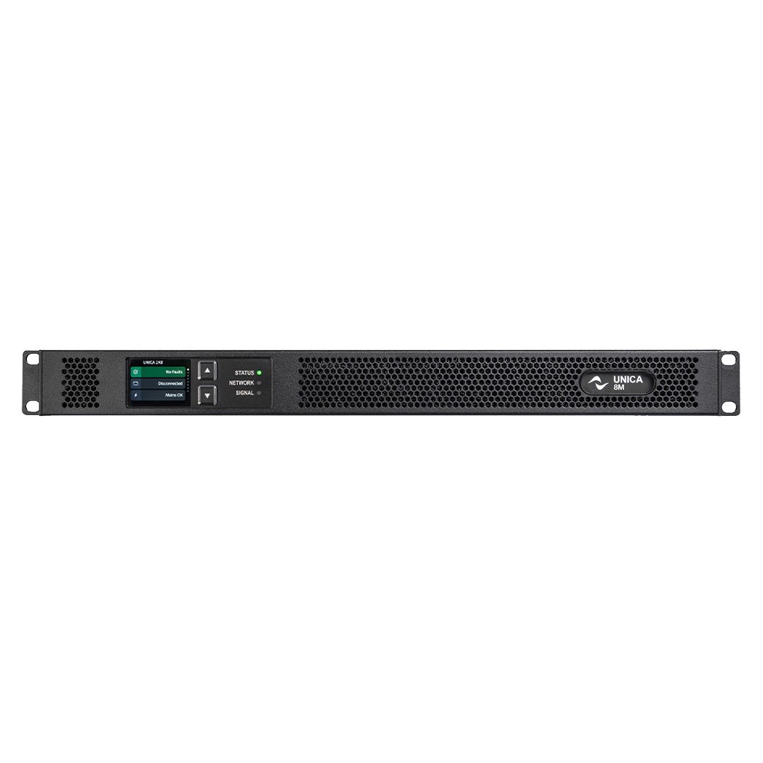 Powersoft-UNICA-8M-2K8-2000W8-Channel-Amplifier-Front- Powersoft UNICA 8M | 2K8 Channel Amplifier - Image 1