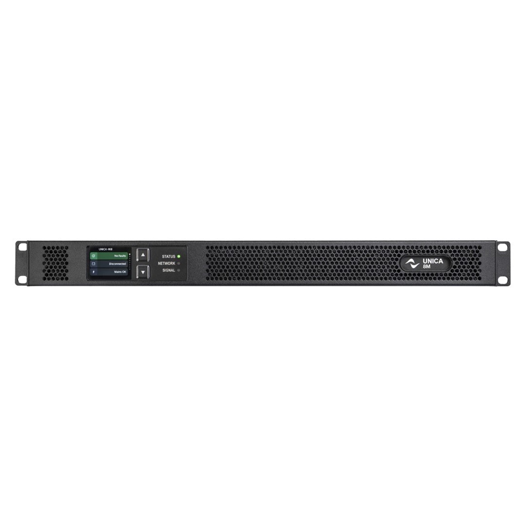 Powersoft-Unica-8M-4K8-4000W8-Channel-Amplifier-Front- Powersoft UNICA 8M | 4K8 Channel Amplifier - Image 1