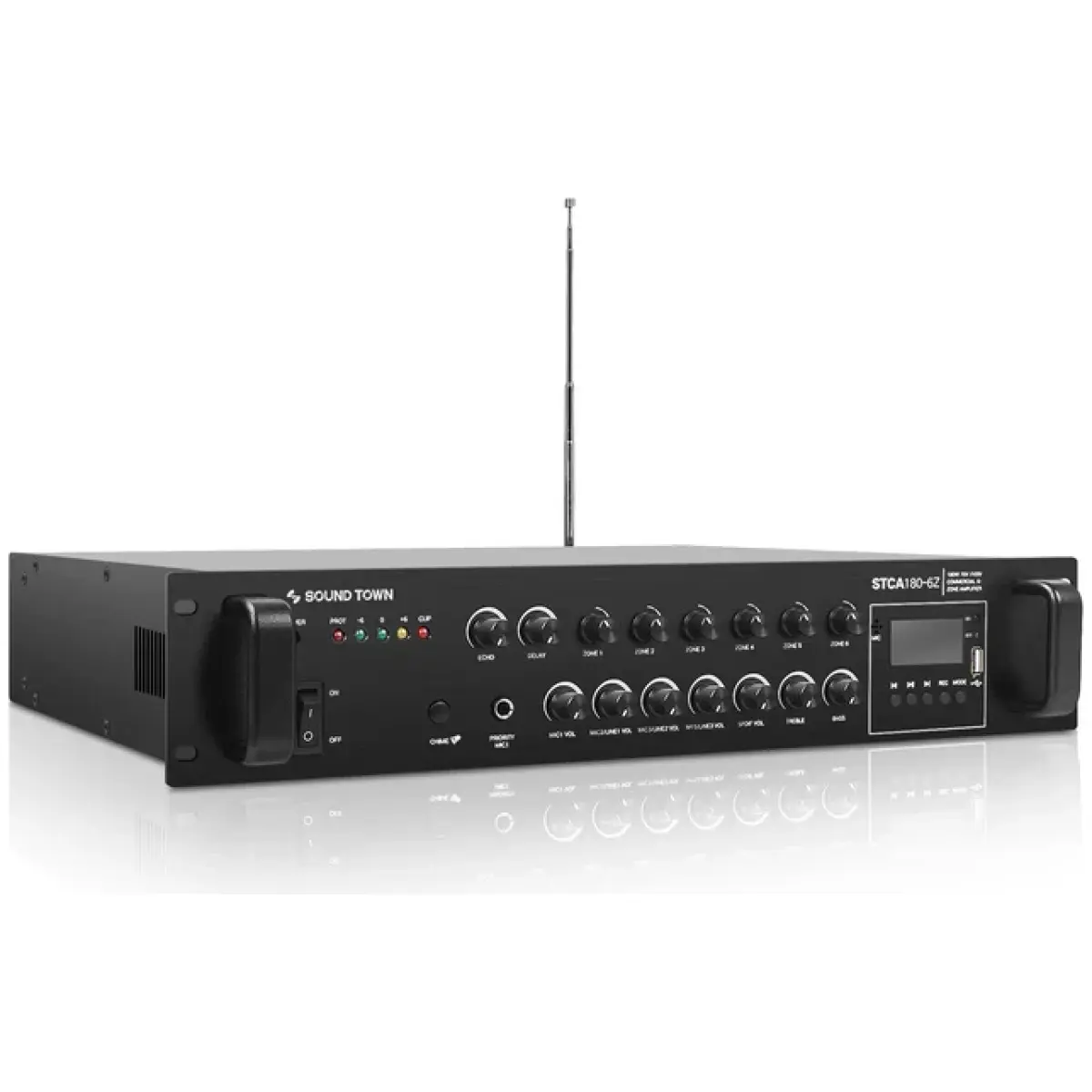 Sound Town STCA180-6Z Commercial Power Amplifier - Image 2