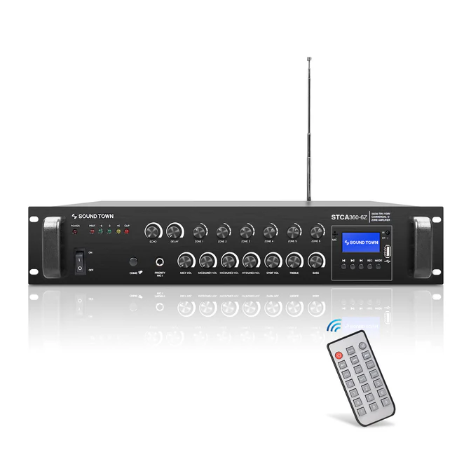 STCA360-6Z-360-Watts-6-Zone-70V-100V-Commercial-Power-Amplifier-Bluetooth-Wireless-Remote_672x672 Sound Town STCA360-6Z Commercial Power Amplifier - Image 1