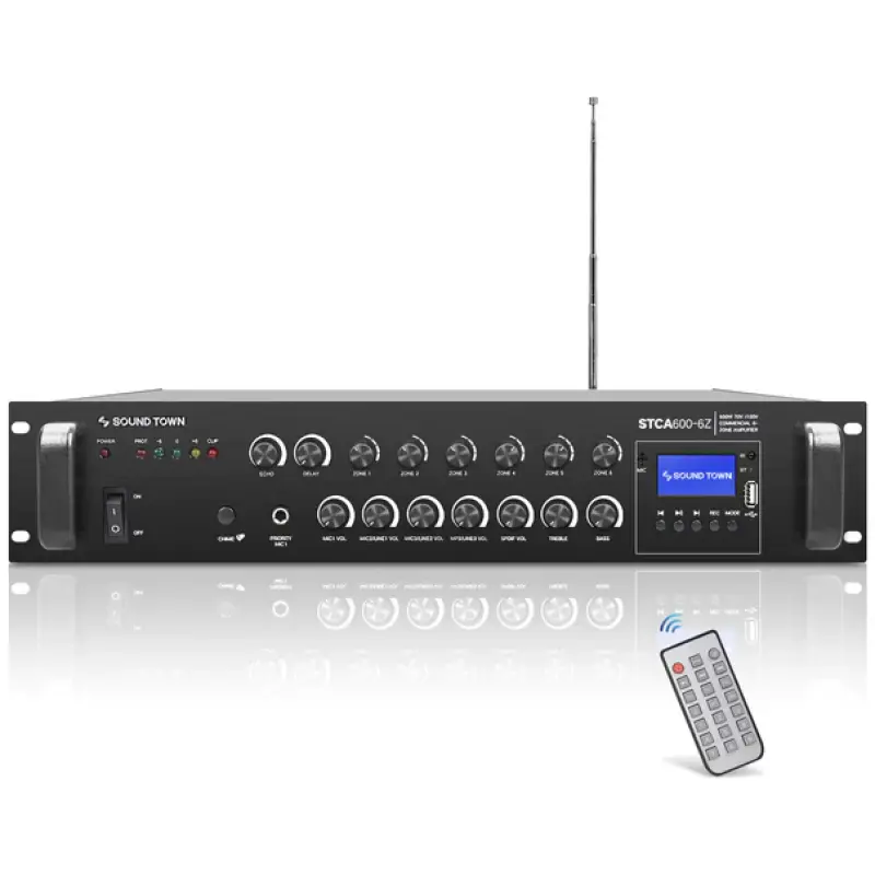Sound Town STCA600-6Z Commercial Power Amplifier