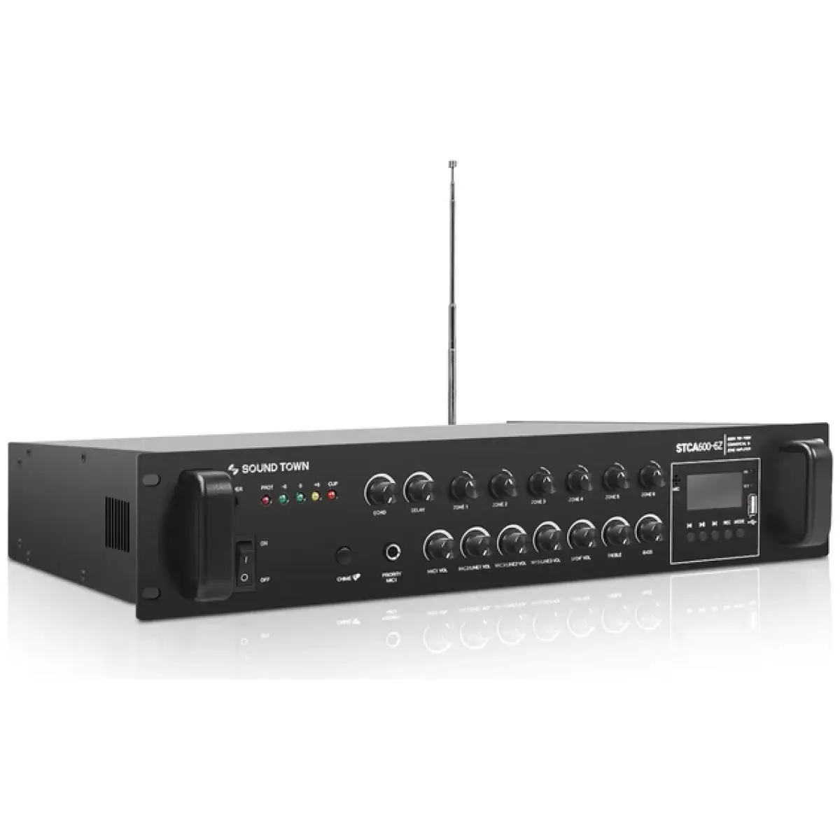 Sound Town STCA600-6Z Commercial Power Amplifier - Image 2