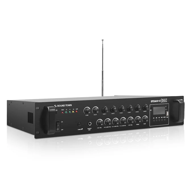 Sound Town STCA600-6Z Commercial Power Amplifier - Image 2