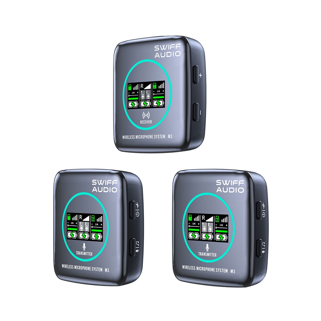 SWIFF-Audio-M3-PRO-Wireless-Microphone-System-Front-Right Swiff Audio M3 PRO Microphone Wireless System - Image 1