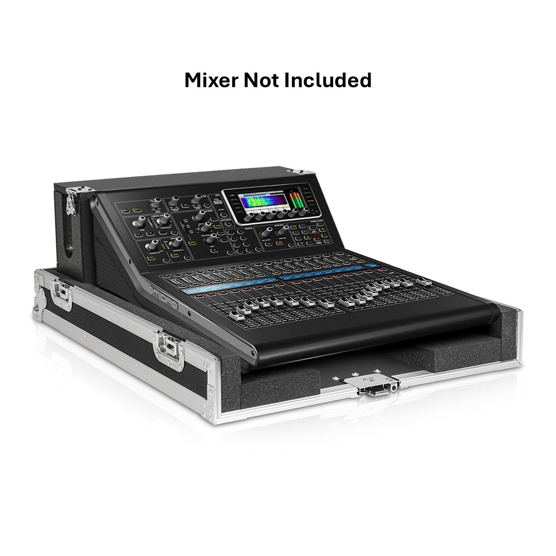 Sound-Town-STRC-M32RDH-Flight-Case-For-M32R-With-DOG-Box-Top-Front-Left Sound Town STRC-M32RDH Flight Case - Image 1