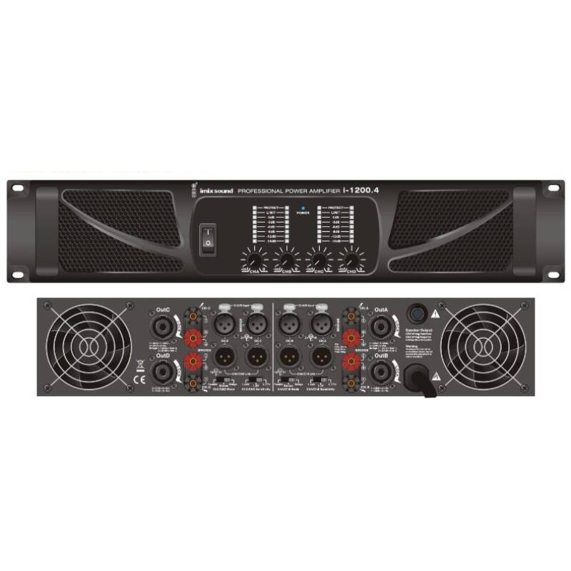 Imix IMI1200.4 4 Channel Power Amplifier