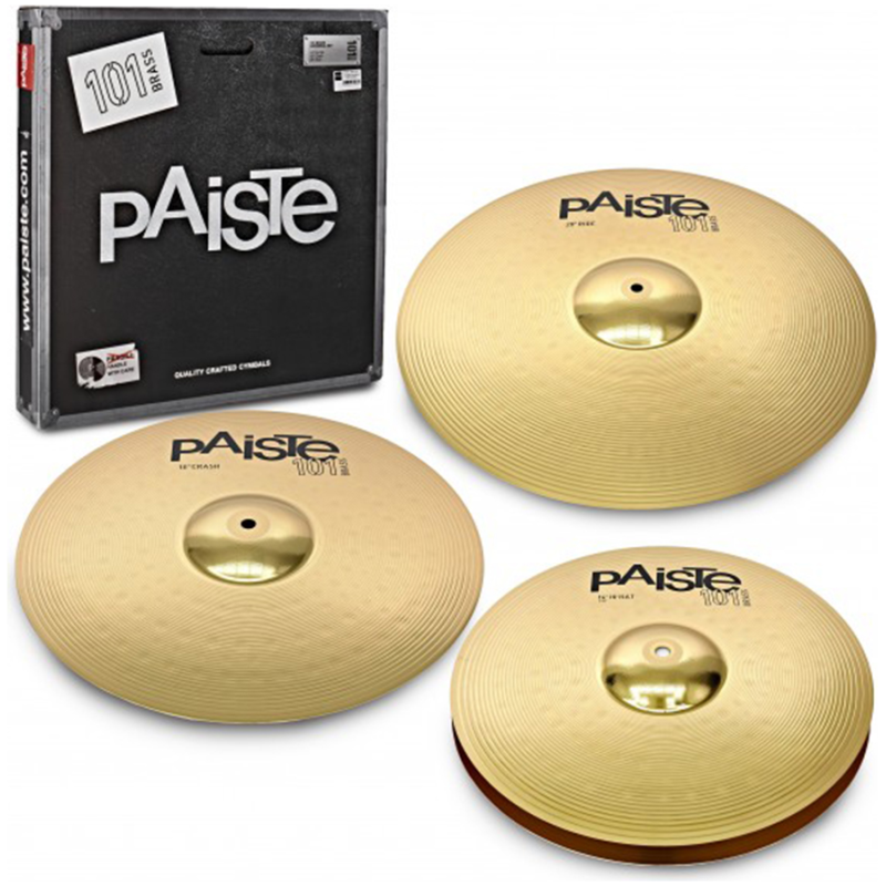 Paiste 101 Brass Universal Cymbal Set