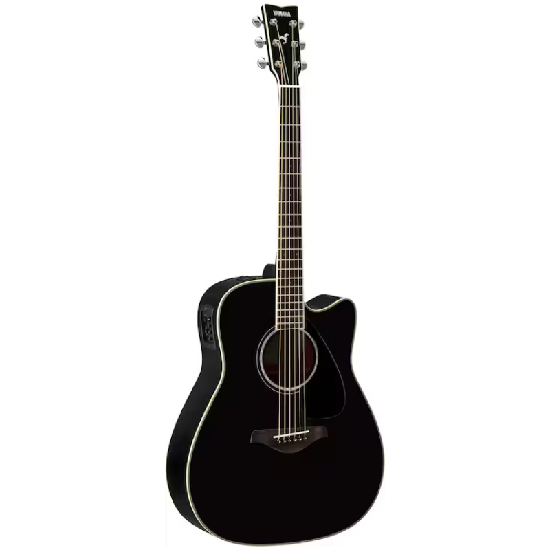 Yamaha FGX830C BLK Dreadnought Guitar