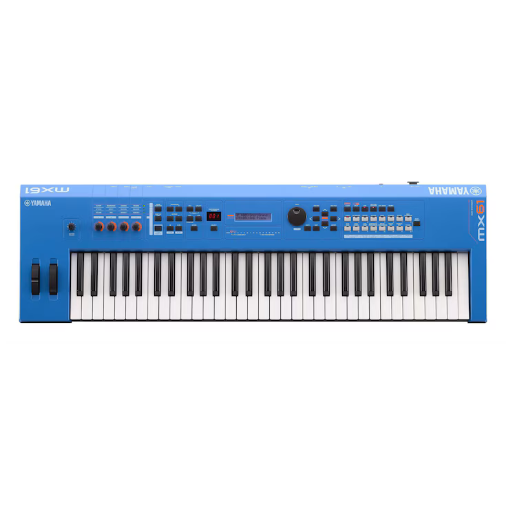 2073BEF1AAC14722BA2B9448B2AA4DA6_12073_tcm117-1713966 Yamaha MX61 BU Music Synthesizer - Image 1