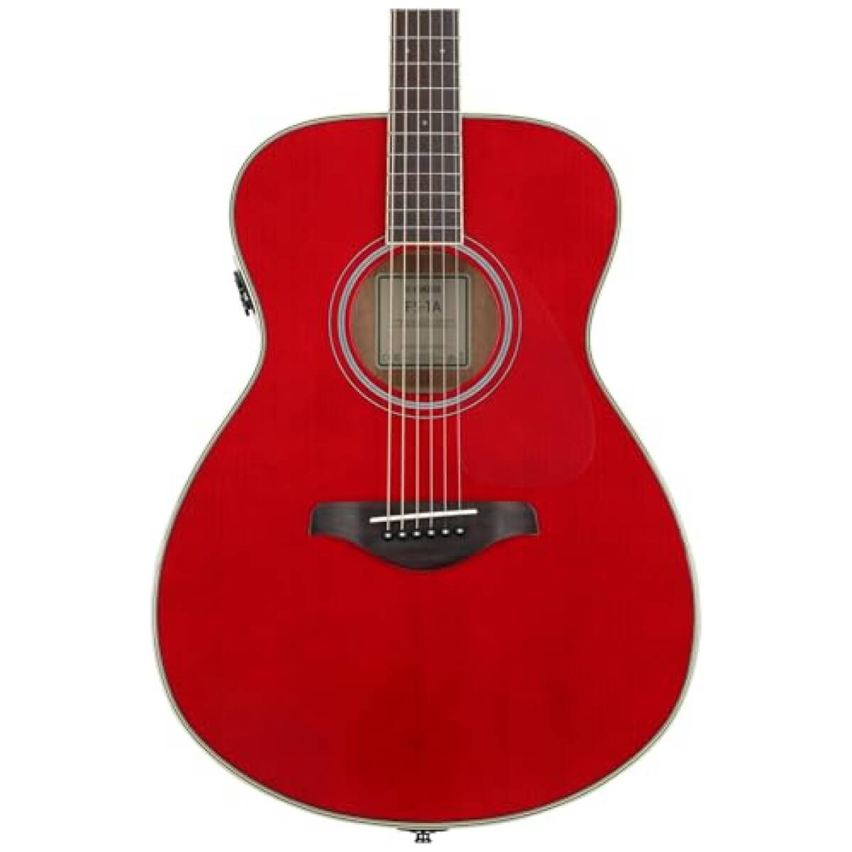 Yamaha FS-TA RR TransAcoustic Concert Guitar - Image 2