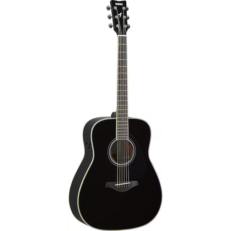 91024E687FB246DF9BD23614C85DC9DE_12073_tcm113-1657458 Yamaha FG-TA BLK TransAcoustic Dreadnought Guitar - Image 1