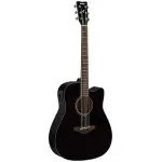 Yamaha FGX800C BLK Dreadnought Acoustic-electric Guitar