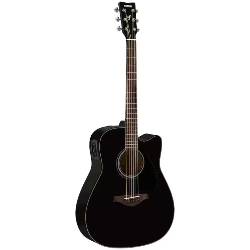 Yamaha FGX800C BLK Dreadnought Acoustic-electric Guitar