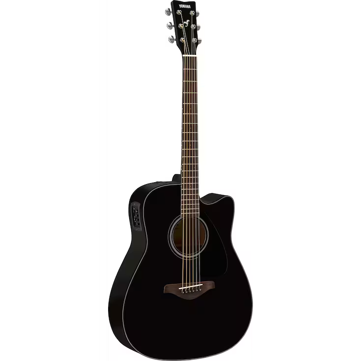 AA73E80A463F46CFBF24AD7B1CE294A3_12073_tcm113-1655304 Yamaha FGX800C BLK Dreadnought Acoustic-electric Guitar - Image 1