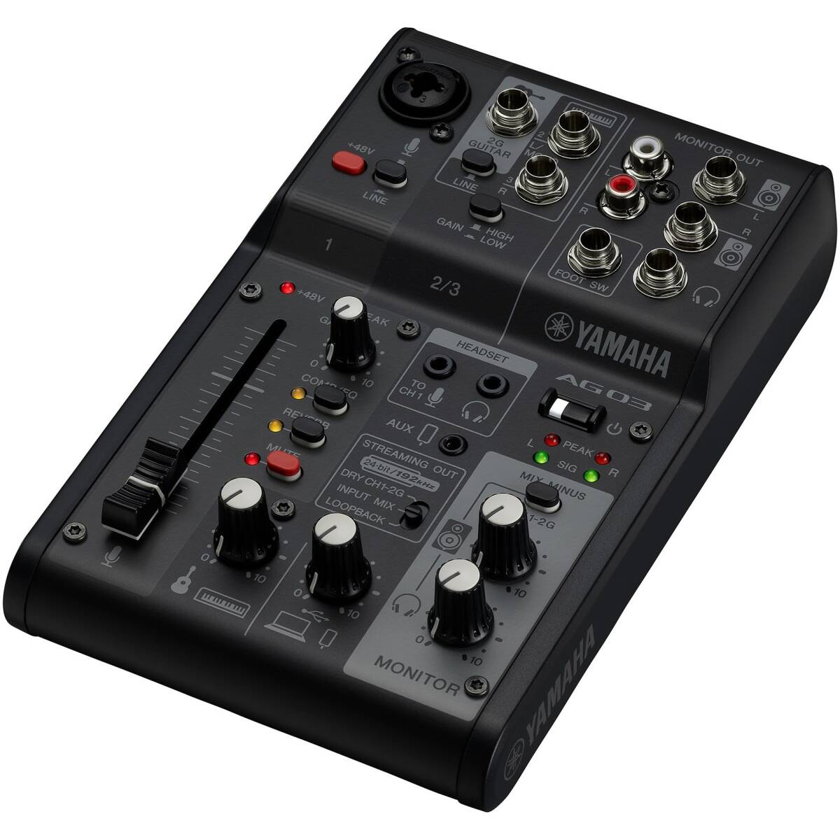 AG03MK2 3-Channel Live Streaming Loopback Audio Mixer - Image 2
