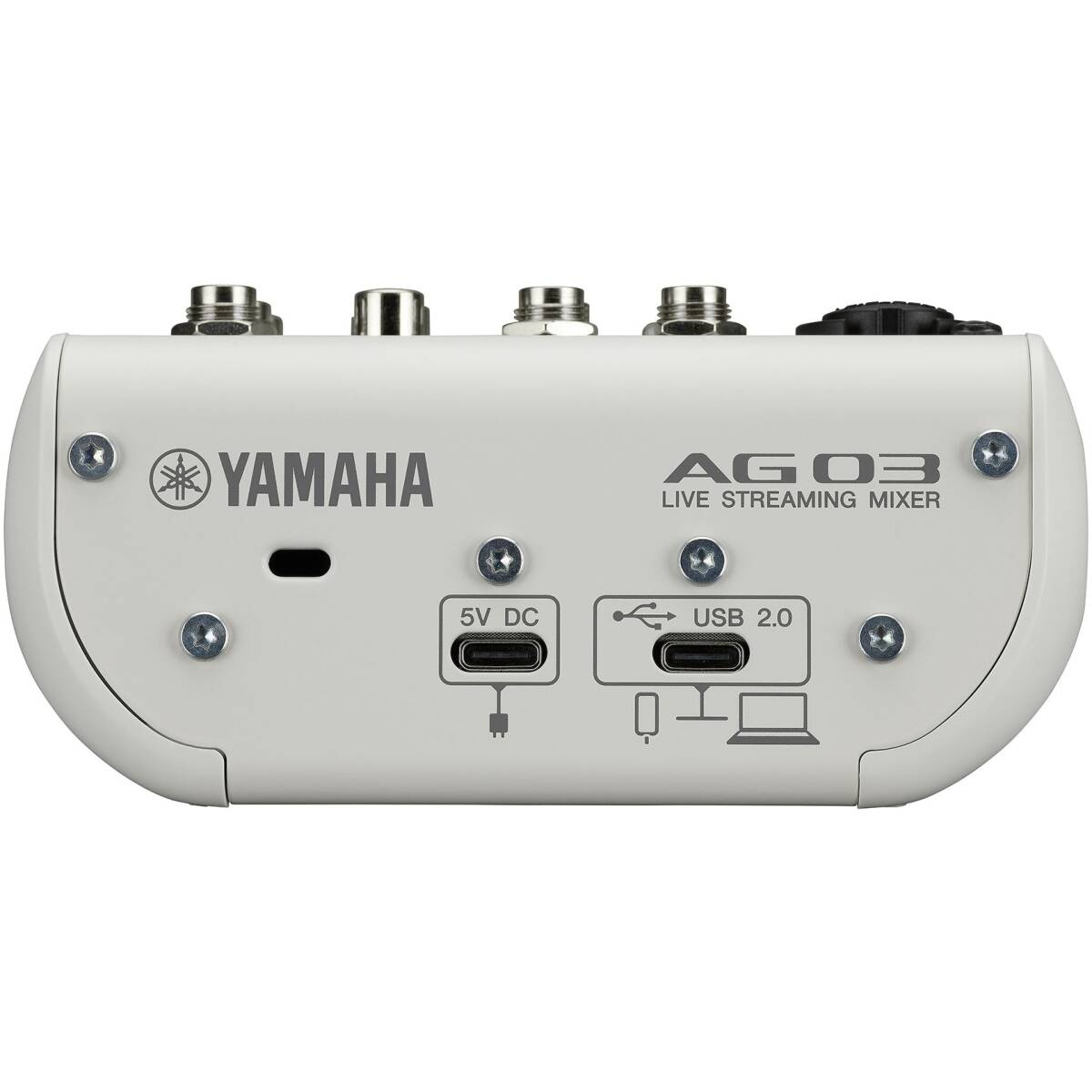 Yamaha AG03MK2 White Live Streaming Mixer - Image 3