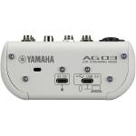 Yamaha AG03MK2 White Live Streaming Mixer - Image 3