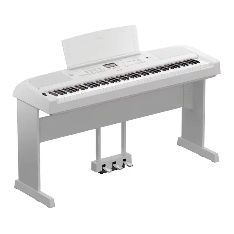 Yamaha DGX-670WH Digital Portable Grand Piano (With Stand)