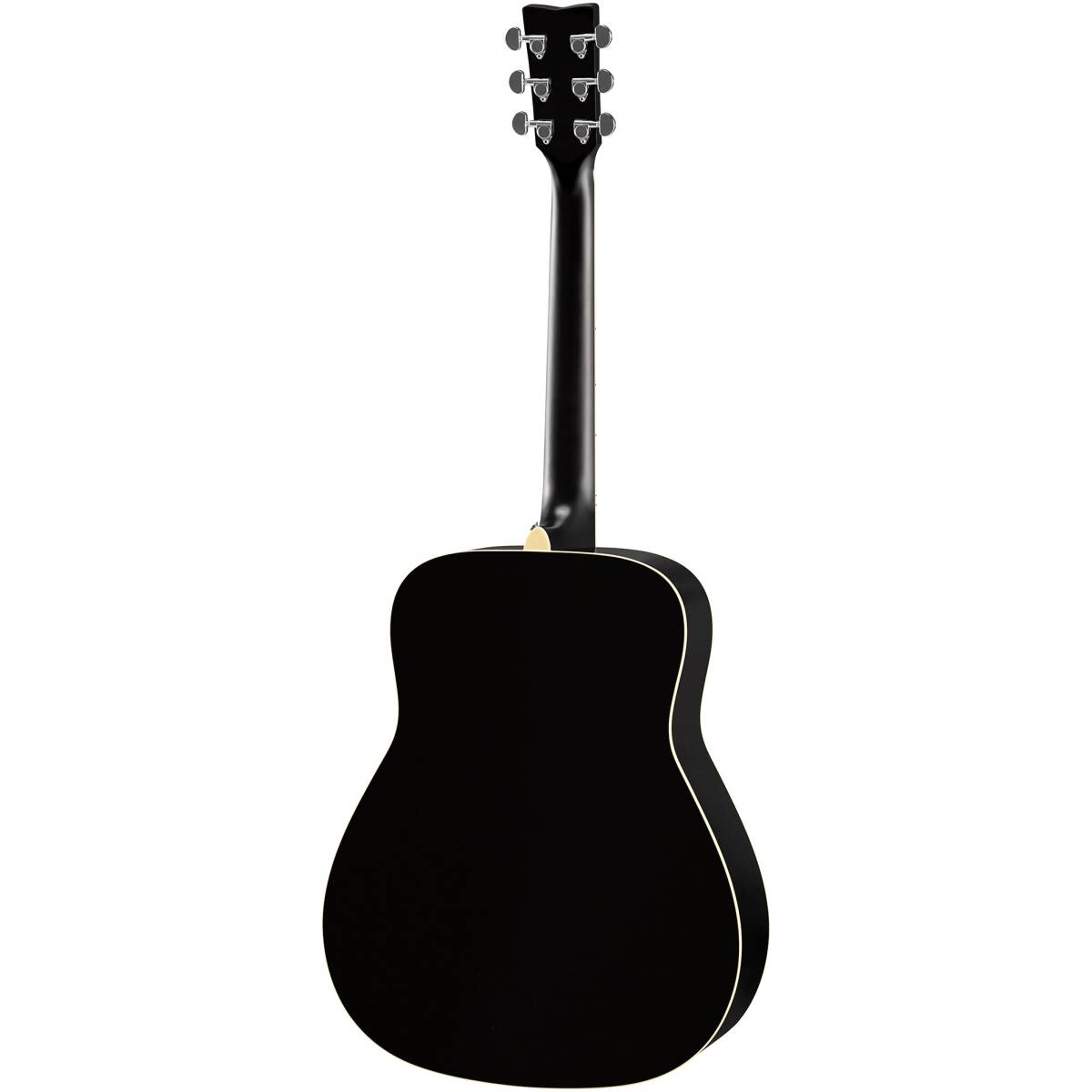 Yamaha FG820 BLK Dreadnought Acoustic Guitar - Image 2